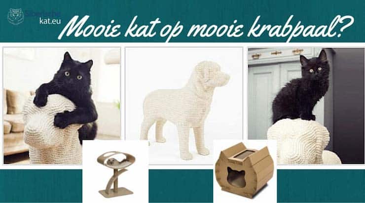 Katten en hun spullen. Passen ze wel in jouw interieur? Mooie-krabpaal-voor-katten